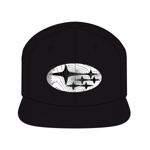 Mt.Fuji Topography Snapback Hat