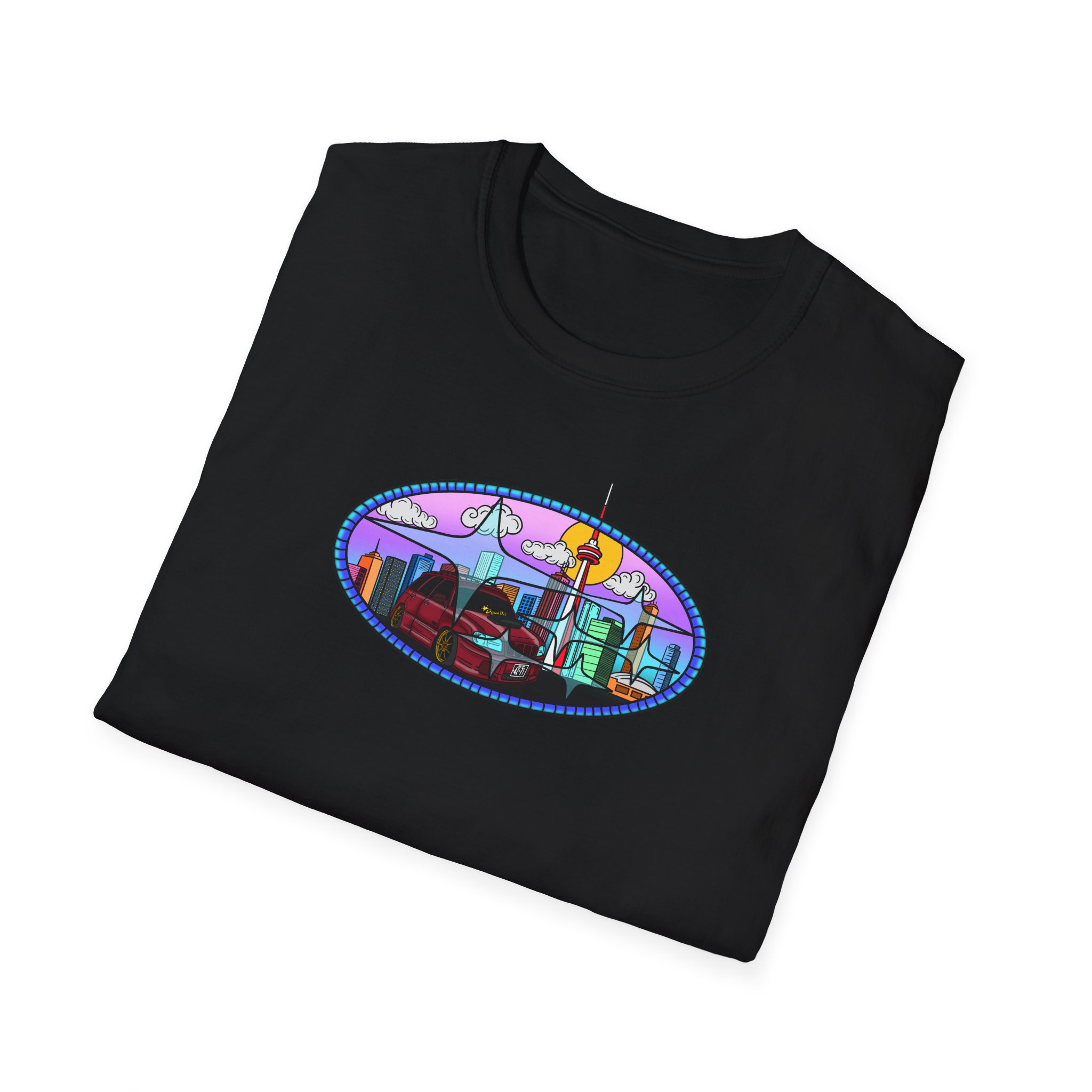 Forester STI Toronto Skyline Subaru T-shirt - Image 8