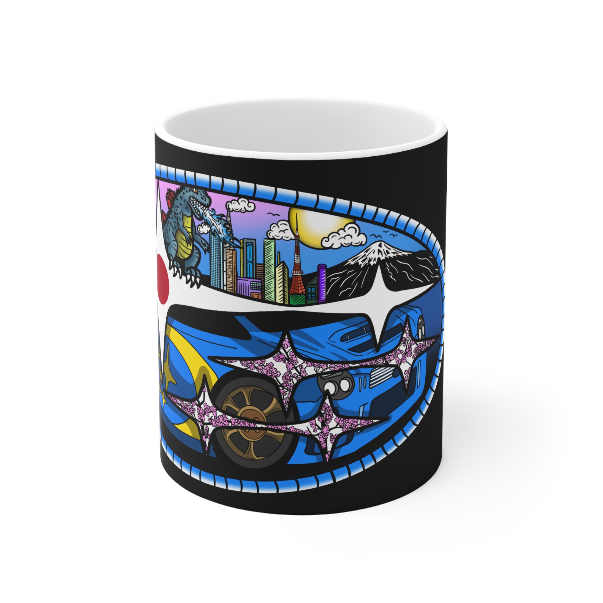 JDM legend Bugeye WRX STI Subaru Ceramic Mug - Image 2