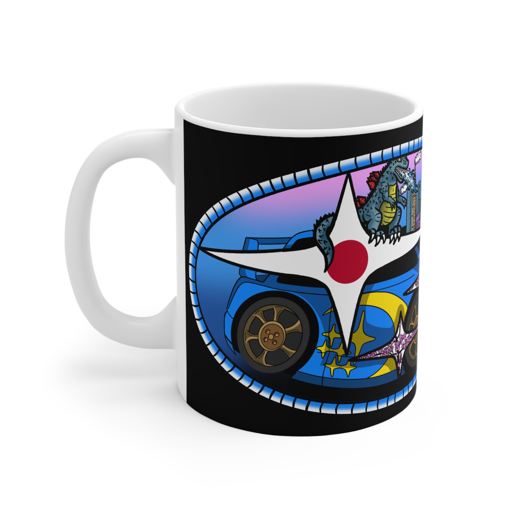 JDM legend Bugeye WRX STI Subaru Ceramic Mug - Image 3