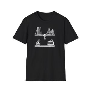 Stipple Art Wizards Shelves T-Shirt
