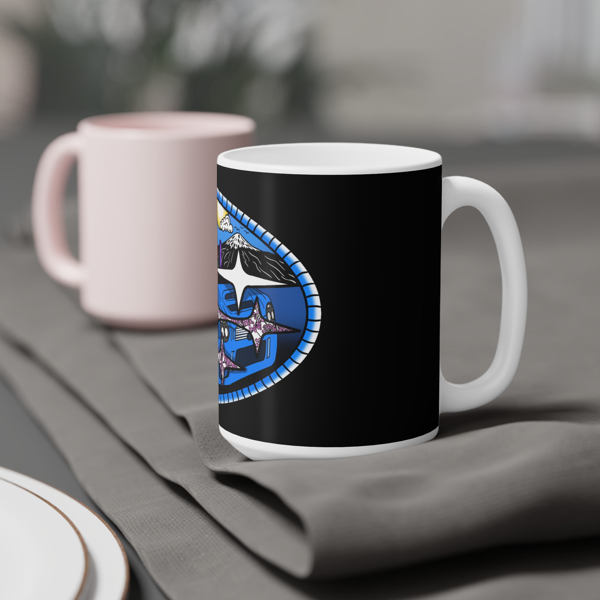 JDM legend Bugeye WRX STI Subaru Ceramic Mug - Image 8