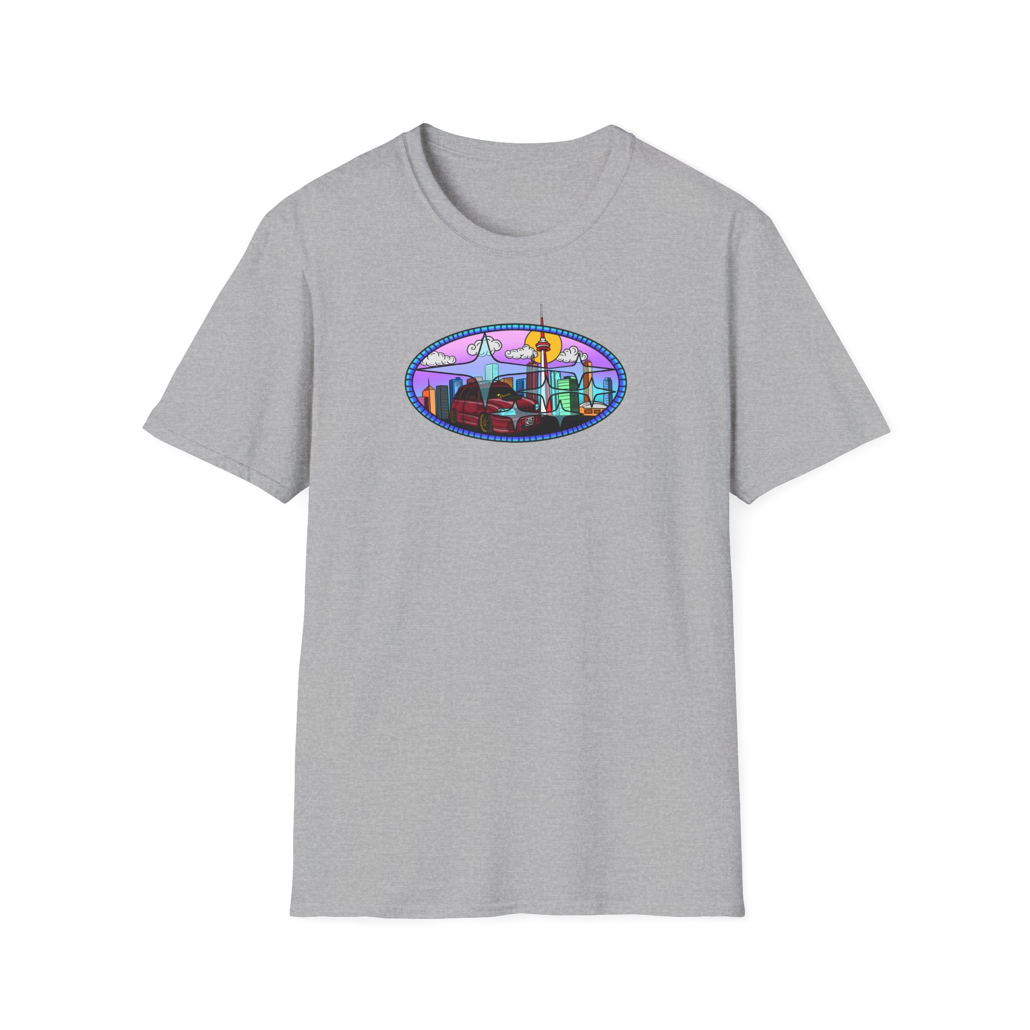 Forester STI Toronto Skyline Subaru T-shirt - Image 2