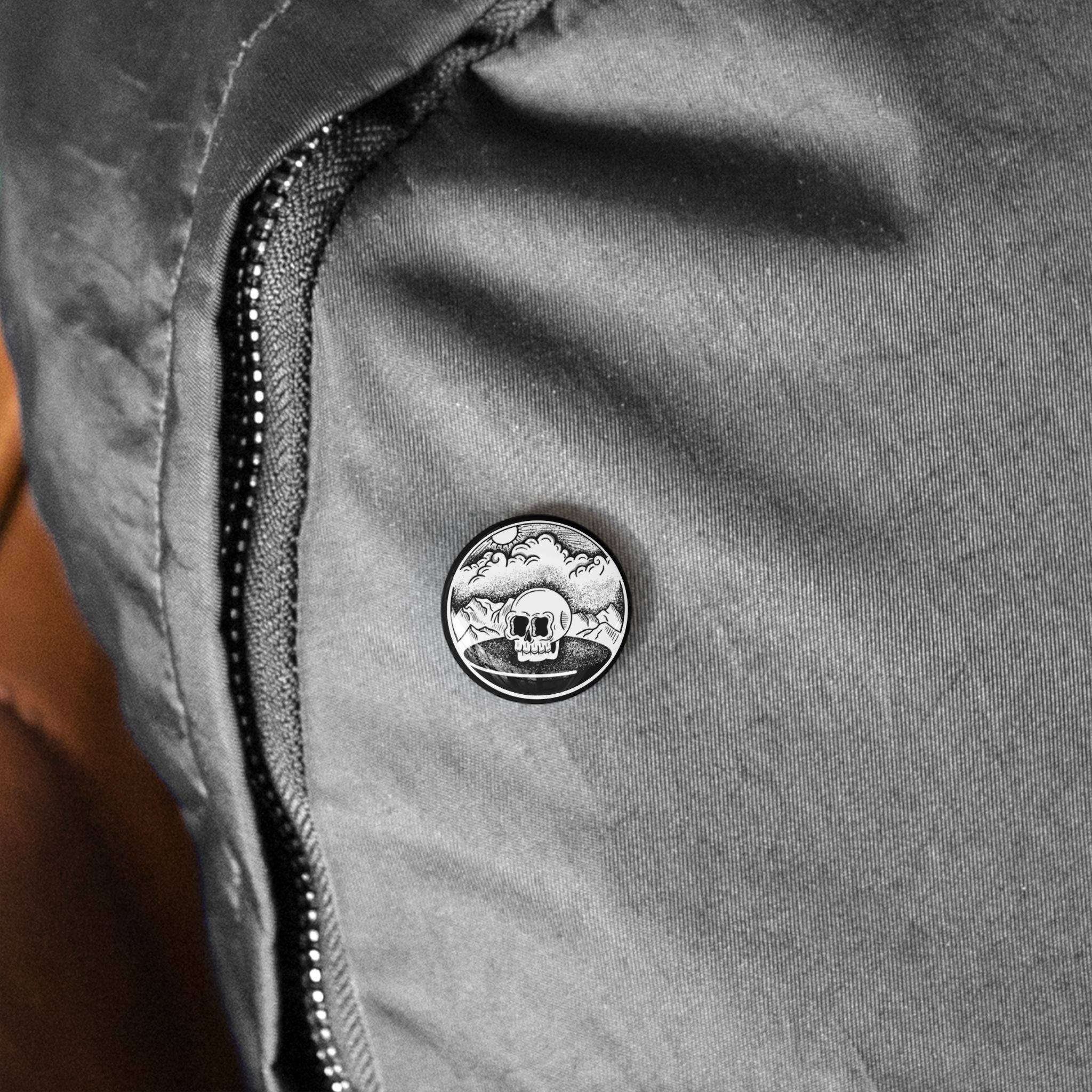 Stipple Art Skull pins - Image 6