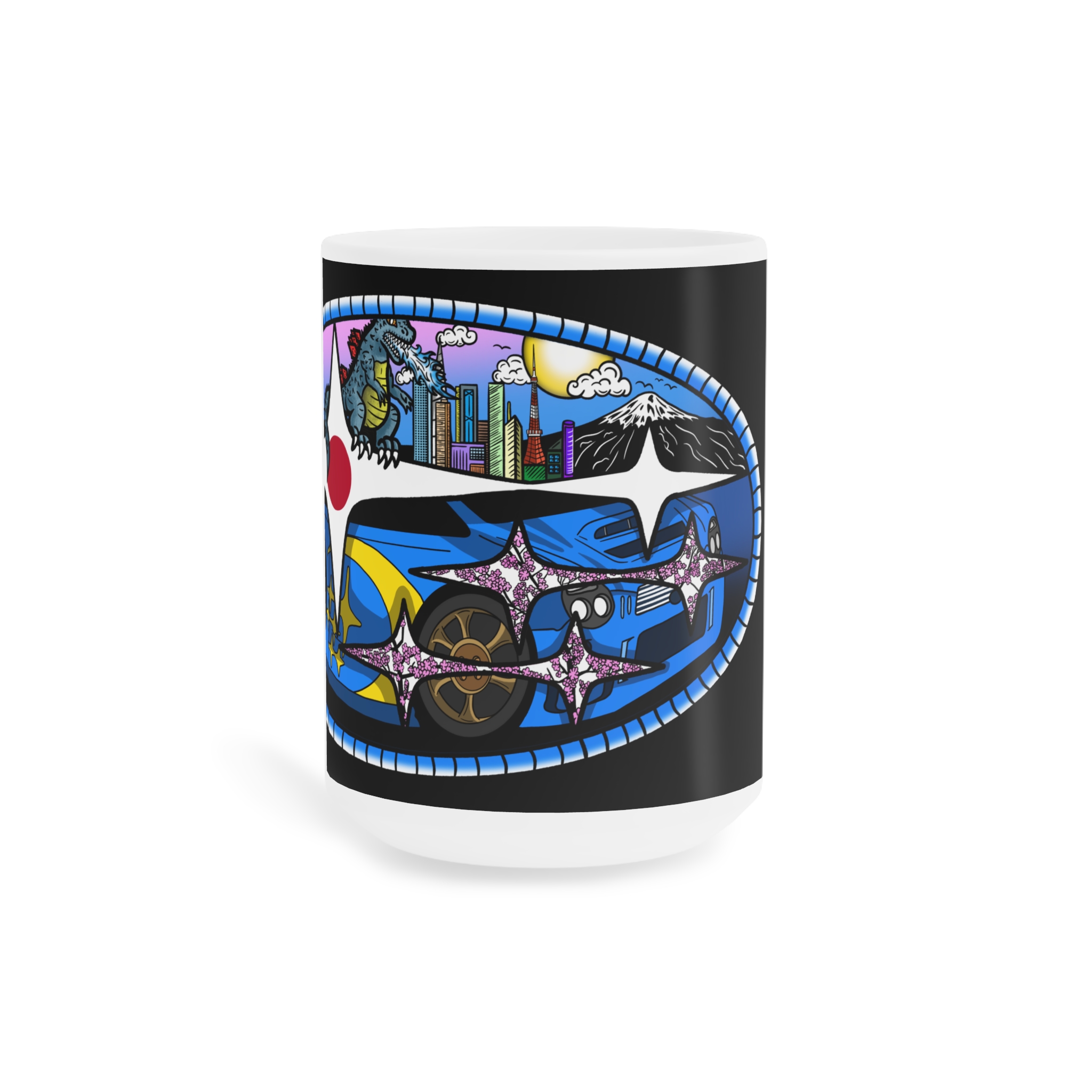 JDM legend Bugeye WRX STI Subaru Ceramic Mug - Image 5