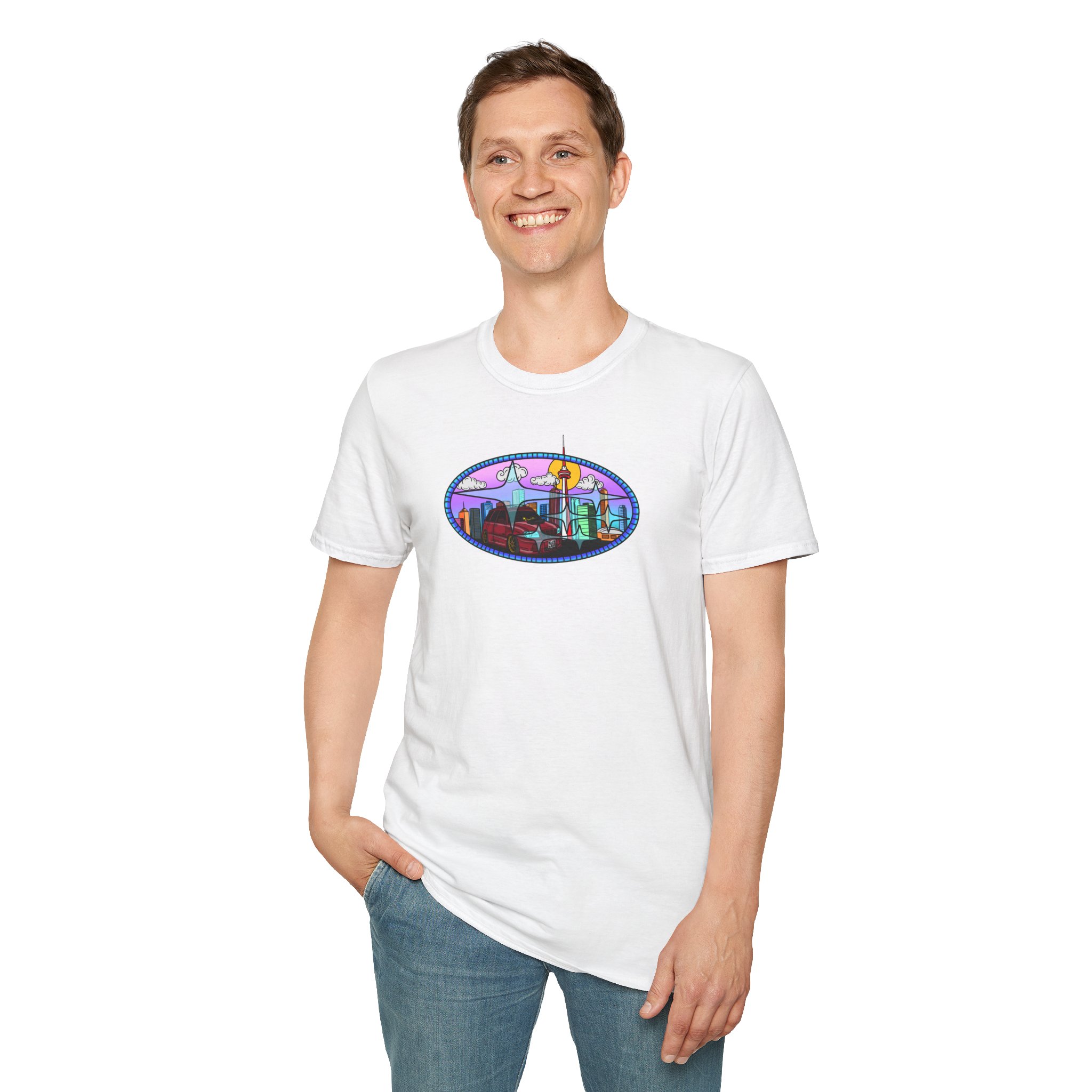 Subaru Forester STI / Toronto Skyline T-Shirt