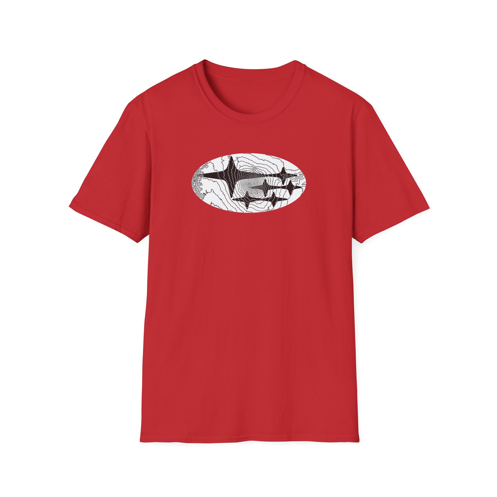 Mt.Fuji Topography Subaru T-shirt