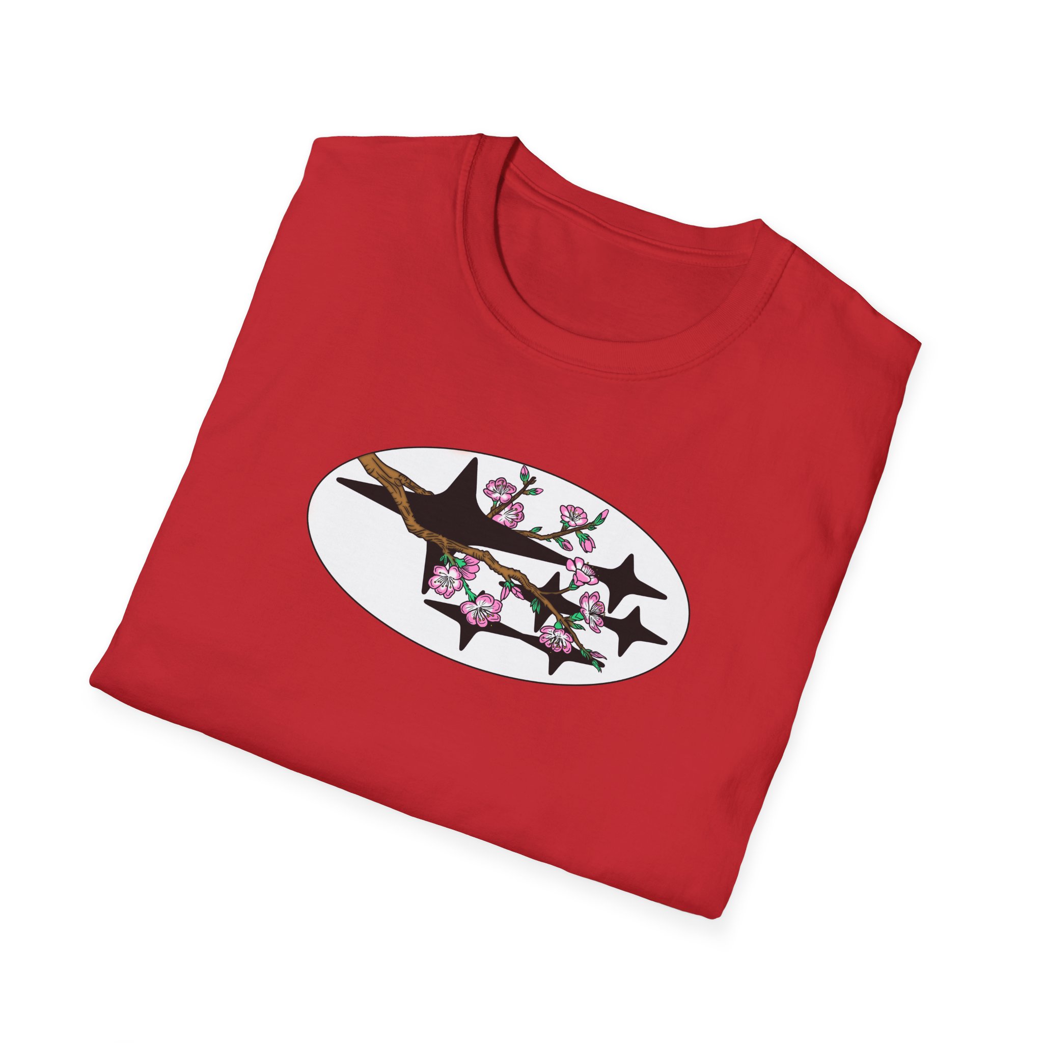 Cherry Blossom Subaru T-shirt - Image 7