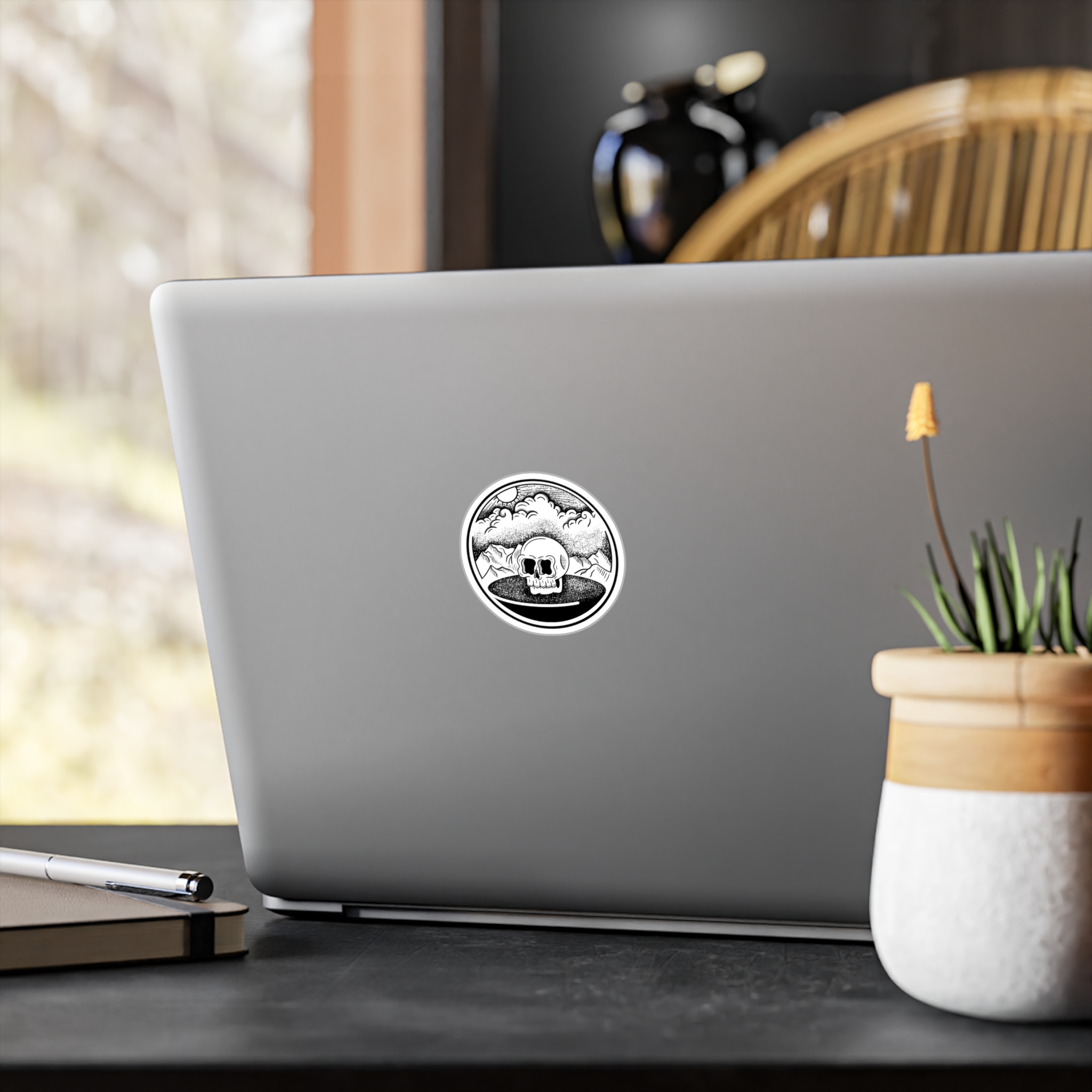 Skull Vinyl Decal - Image 4
