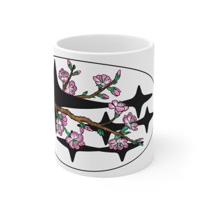 Cherry Blossom Subaru Mug