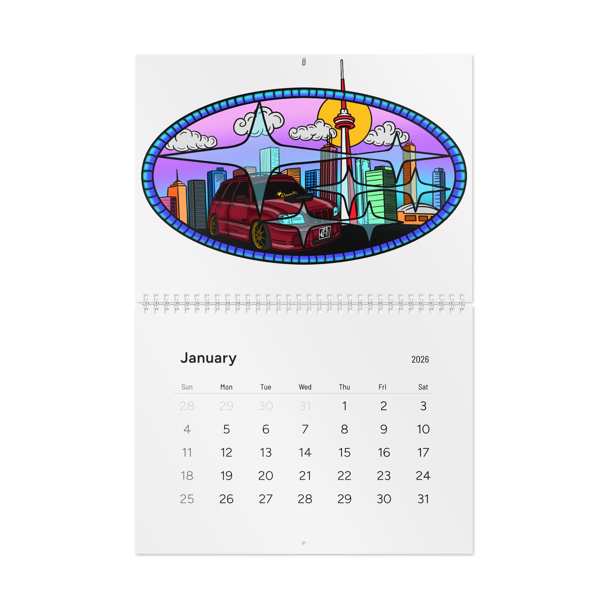 Subaru Wall Calendar (2026) - Image 5