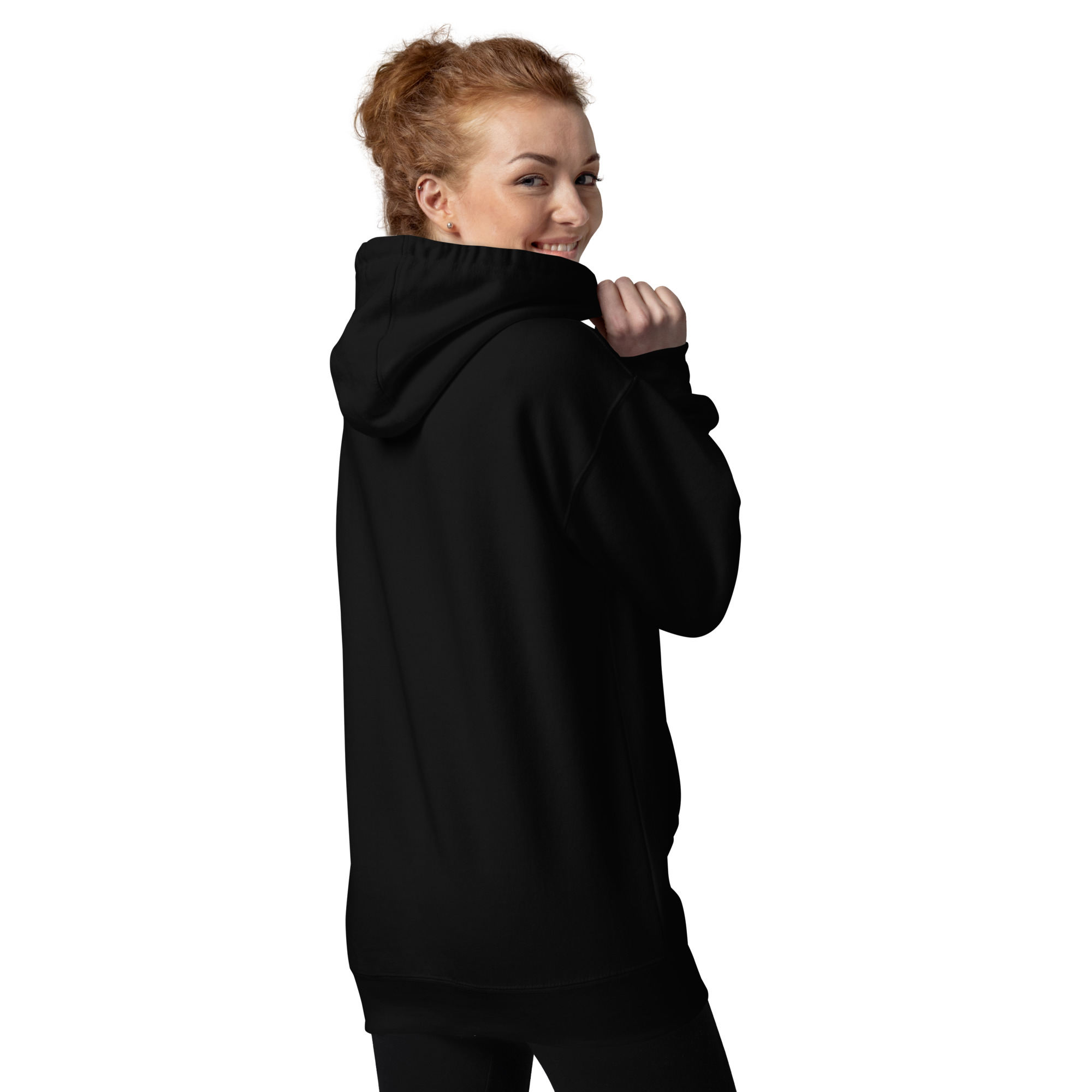 Overexposed Skull Unisex Hoodie - Image 3
