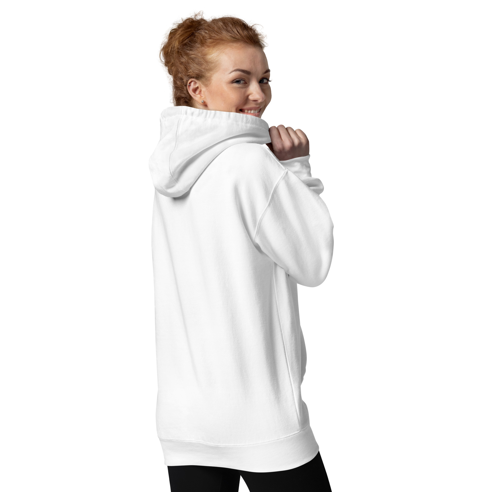 Overexposed Skull Unisex Hoodie - Image 4
