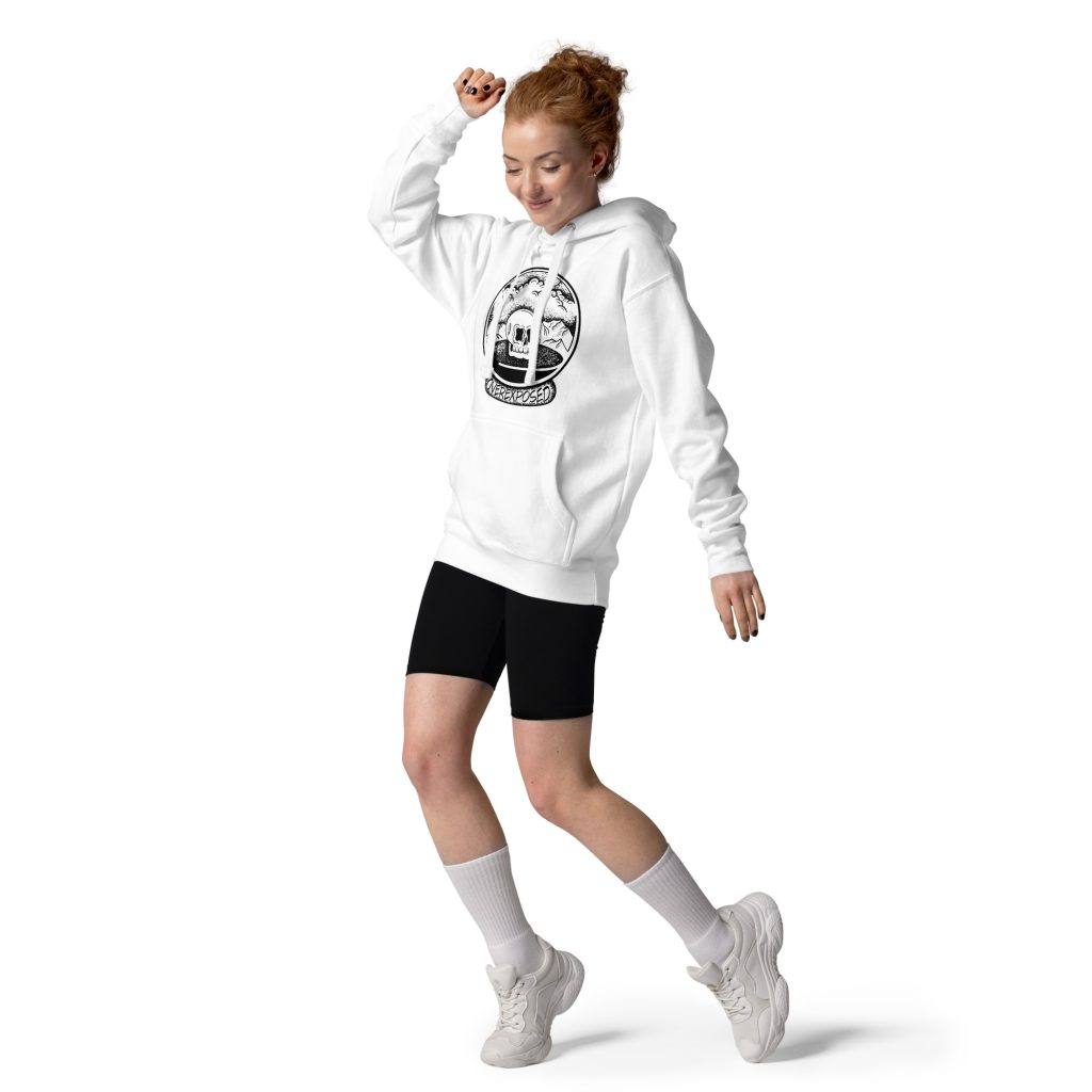 Overexposed Skull Unisex Hoodie