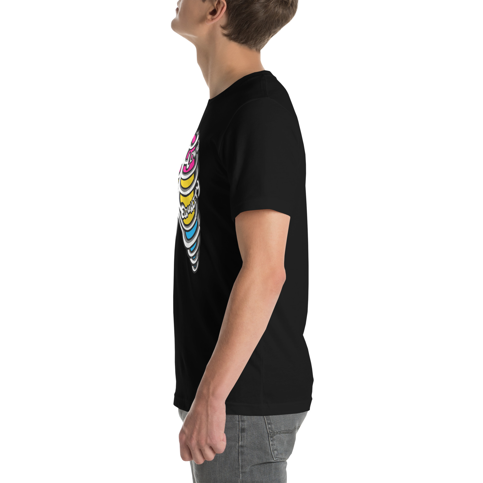 Pansexual Pride Ribcage Unisex t-shirt - Image 3